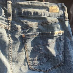 Seven7 Medium Blue Skinny Jeans